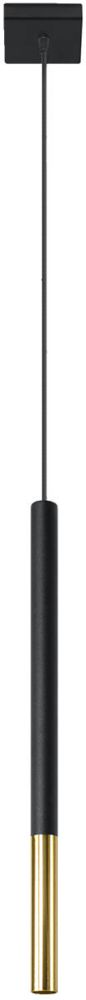Sollux Lighting Mozaica hanglamp 1x40 W zwart-gouden SL.0891
