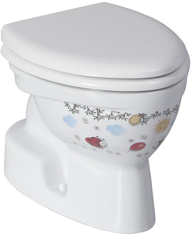 Creavit Kid compacte toiletpot voor kinderen wit CK300-11CB00E-FF00