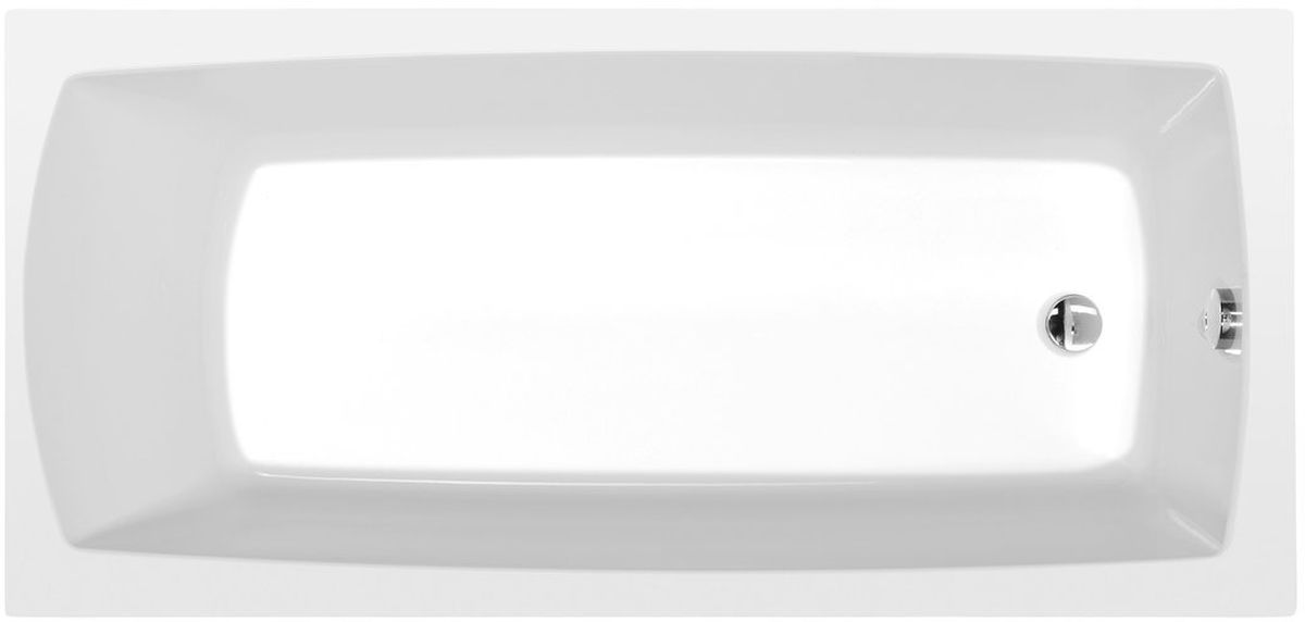Polysan Lily rechthoekig bad 140x70 cm wit 72201S