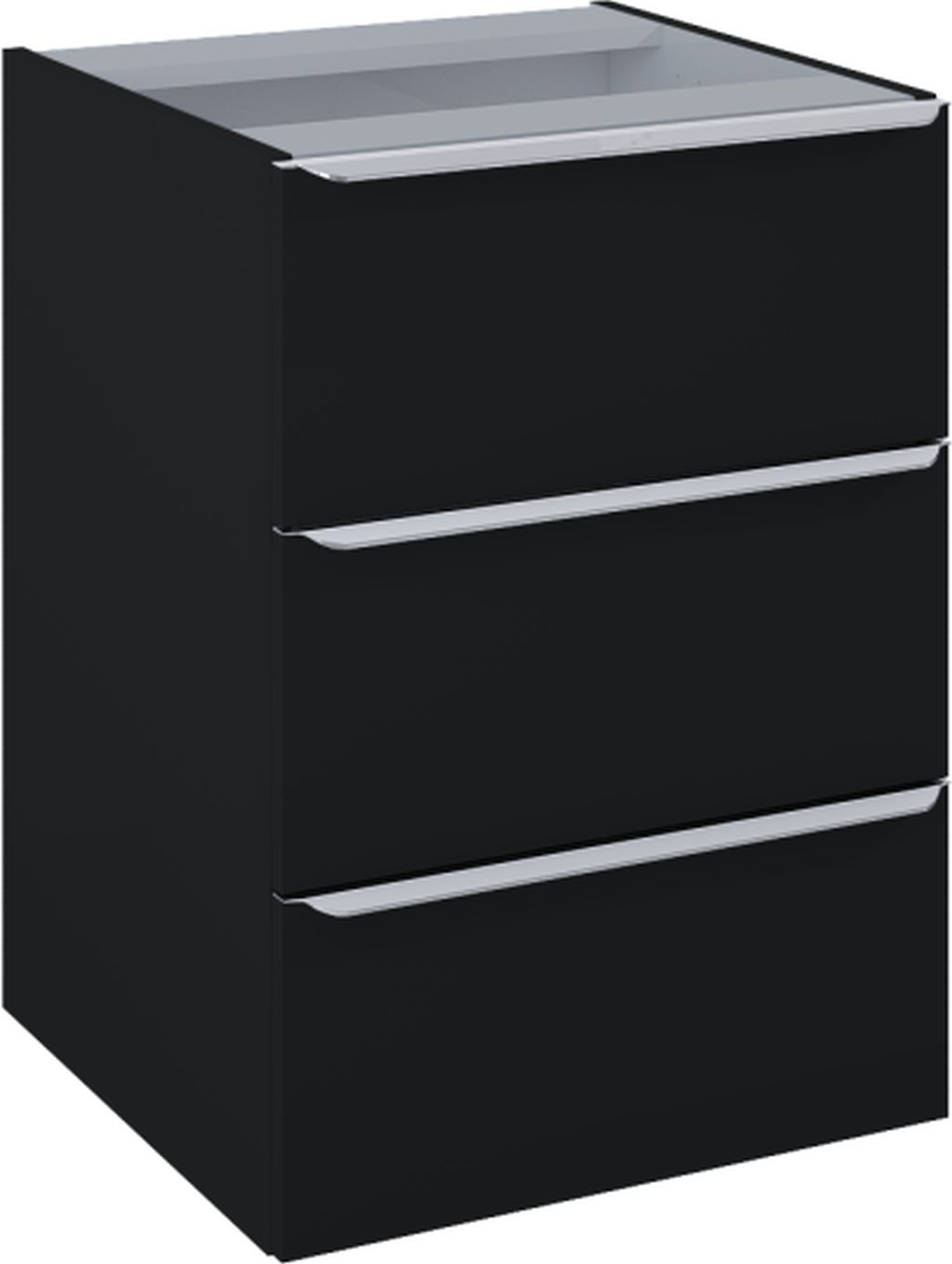 Elita Lofty kast 50x48.7x69.5 cm hangend langs de zijkant zwart RE080500127160