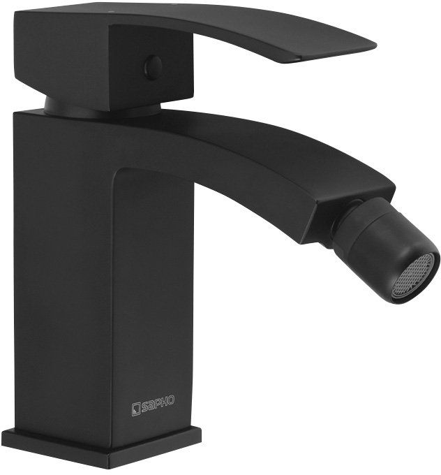 Sapho Ginko bidetkraan staand zwart 1101-03B