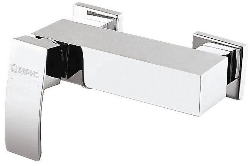 Sapho Ginko douchekraan wand chroom 1101-11