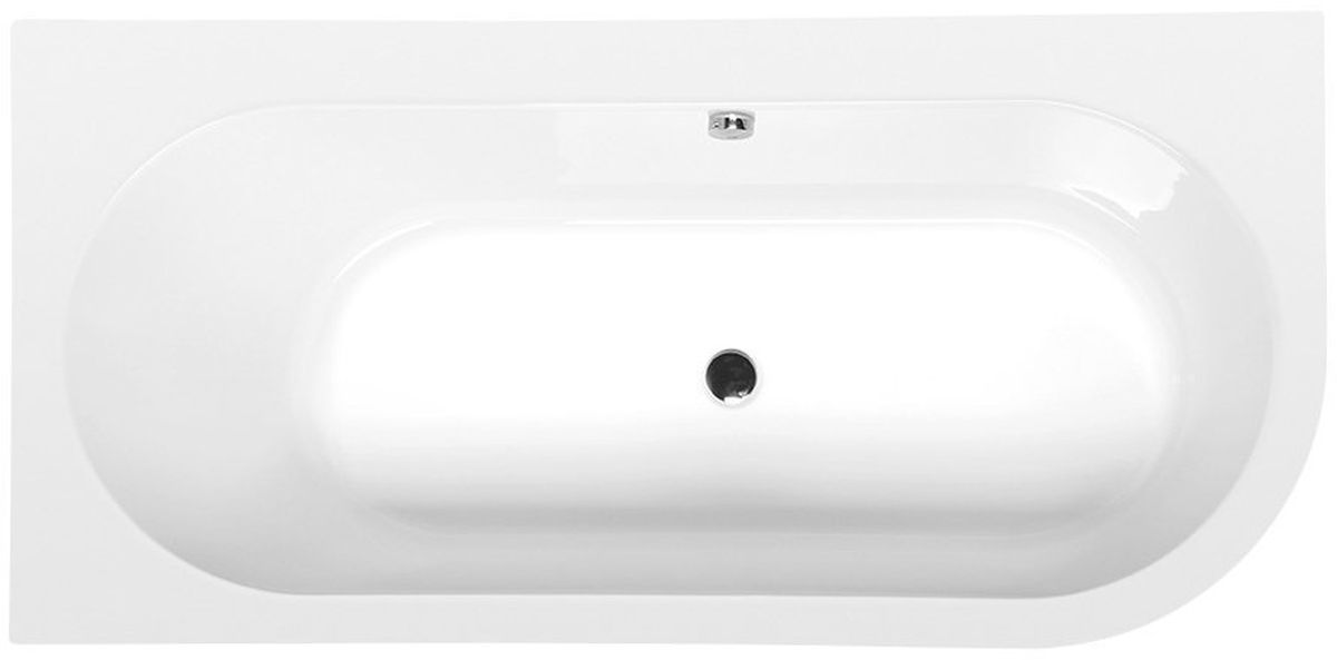 Polysan Astra hoekbad 160x75 cm linkszijdig wit 33611M