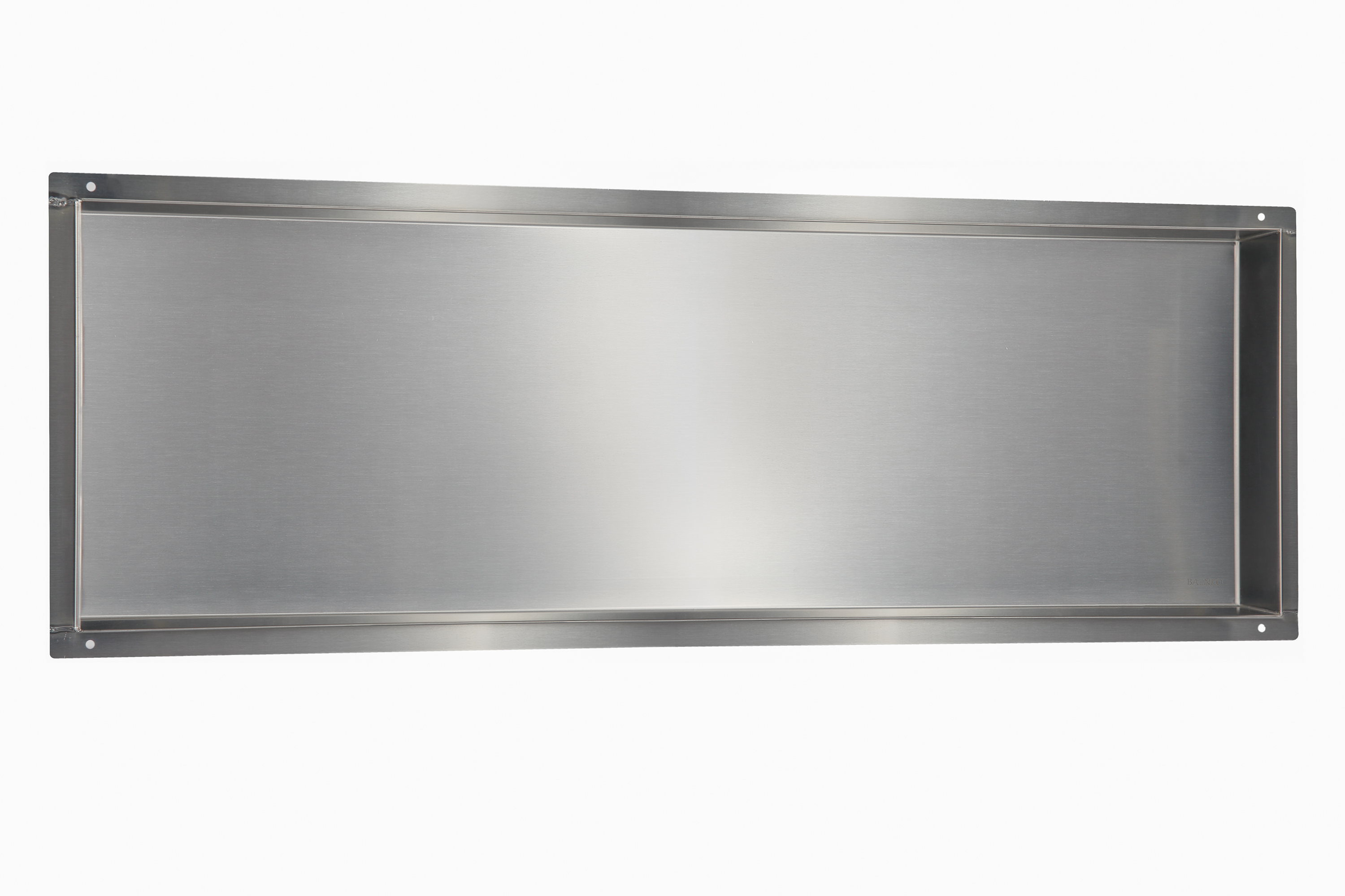 Balneo Wall-Box No Rim Inox inbouwplank 90 cm staal OB-IN5-NR