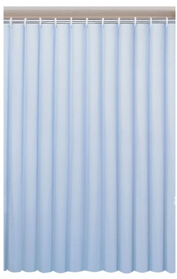 Aqualine douchegordijn 180x180 cm blauw 0201003 M