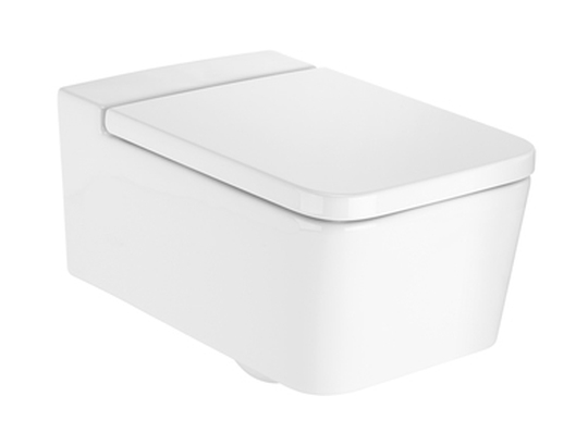 Roca Inspira toiletpot hangend zonder kraag wit A346537S00