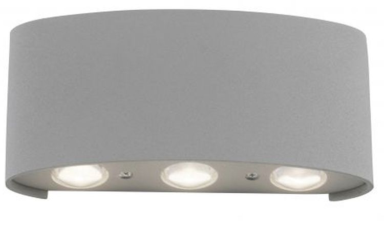 Paul Neuhaus Carlo buitenwandlamp 6x0.8 W zilveren 9488-21