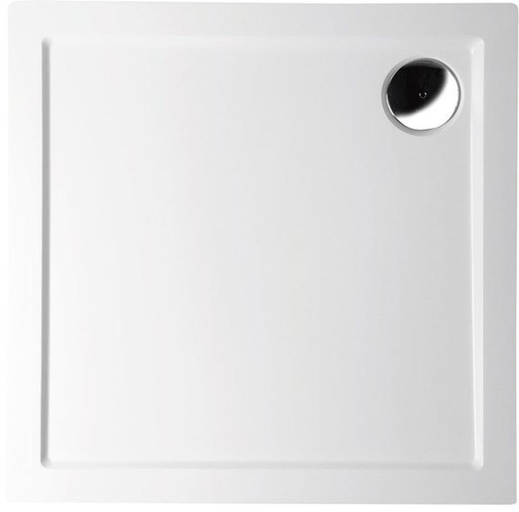 Polysan Aura vierkante douchebak 100x100 cm wit 60511