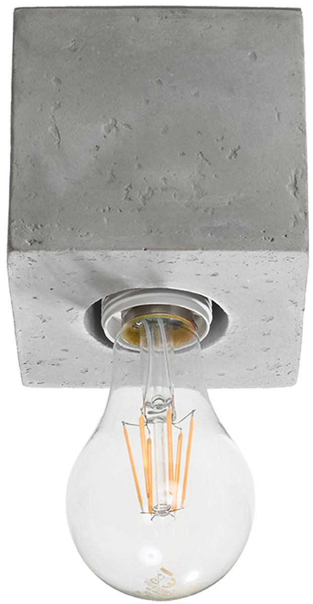 Sollux Lighting Ariz plafondlamp 1x60 W grijs SL.0681