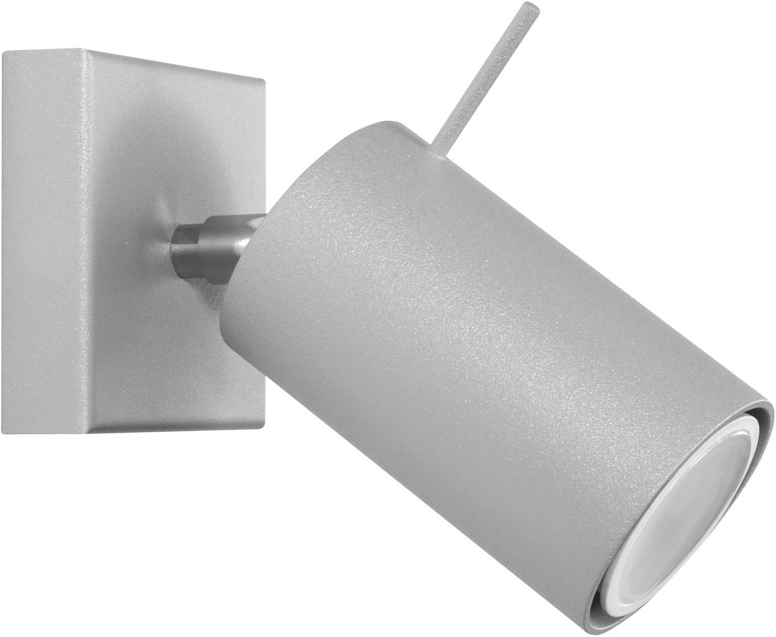 Sollux Lighting Ring wandlamp 1x40 W grijs SL.0449