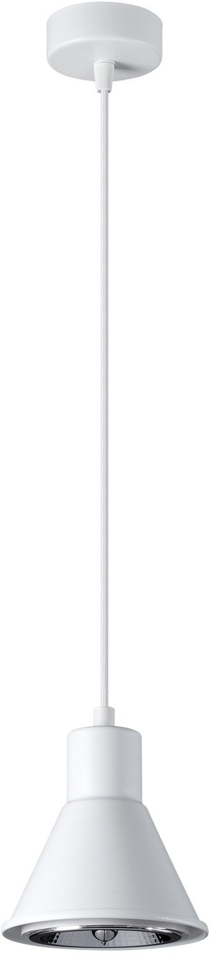 Sollux Lighting Tazila hanglamp 1x60 W wit SL.0987