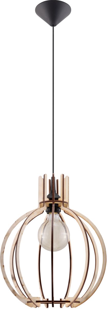 Sollux Lighting Arancia hanglamp 1x60 W hout SL.0391
