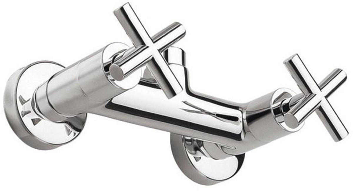 Sapho Axia douchekraan wand chroom 586R