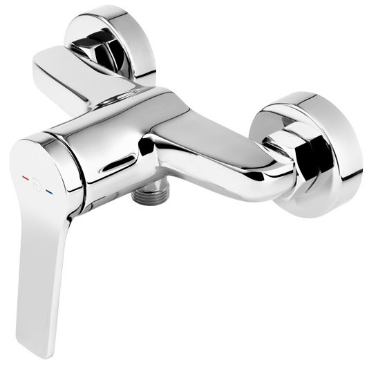 FDesign Seppia douchekraan wand chroom FD1-SPA-7-11