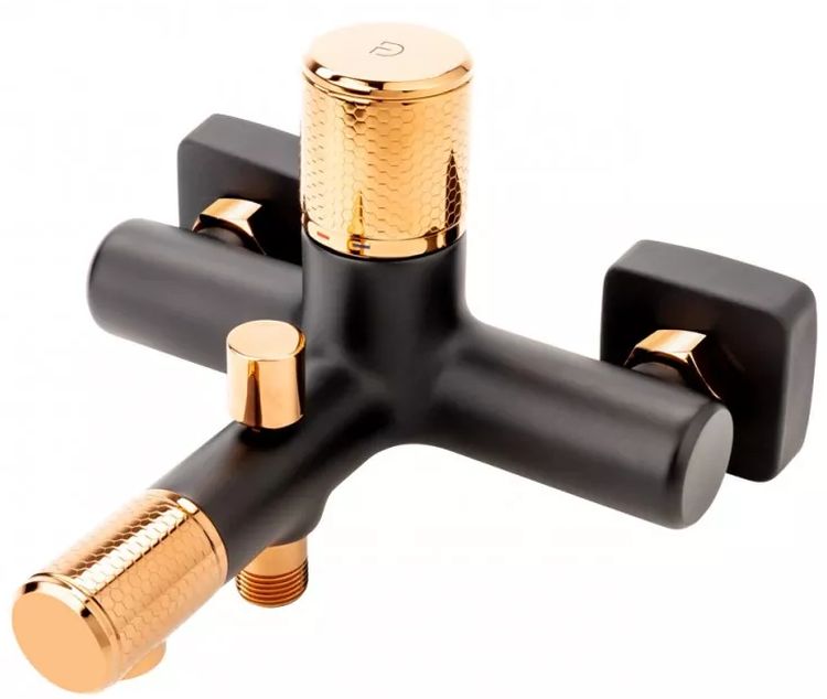 FDesign Ardesia bad- en douchekraan wand zwart FD1-ARD-1-25