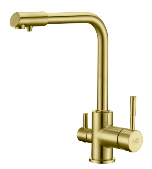 Blue Water Amanda keukenkraan met filter staand messing 5901730616514
