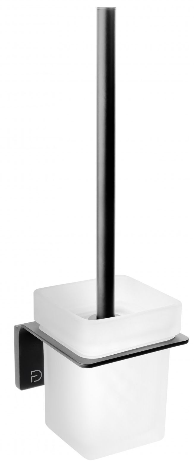 FDesign Piazza toiletborstel ingeschroefd zwart FD6-PZA-06-22