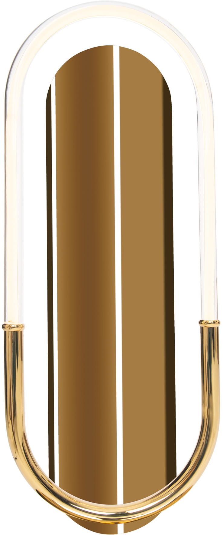 MaxLight Olivia wandlamp 1x15 W gouden W0290D