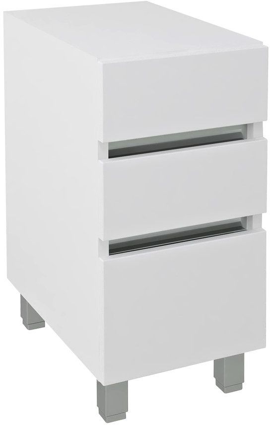 Sapho Avice kast 30x48x70 cm langs de zijkant wit AV062-3030