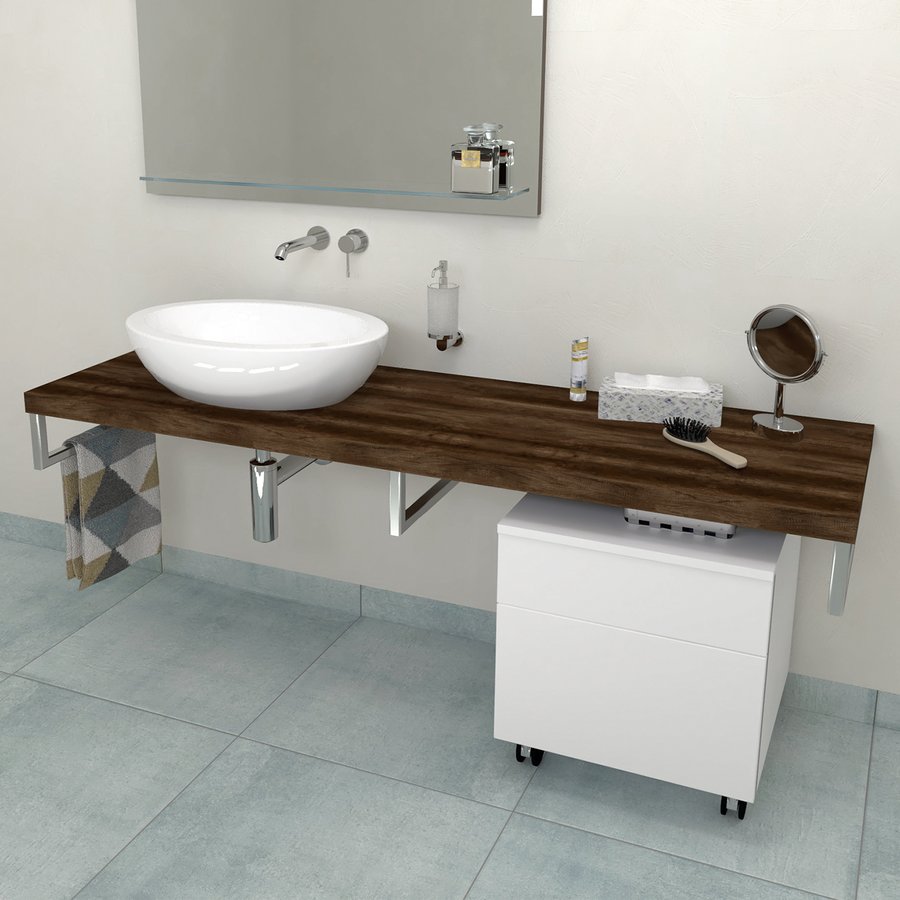 Sapho Avice badkamerblad 130x49.5 cm eik AV1311