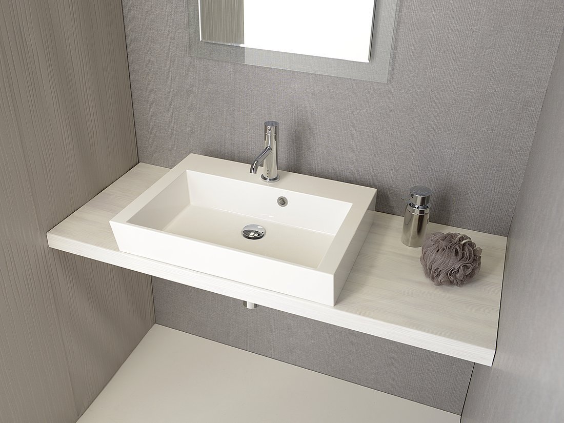 Sapho Avice badkamerblad 130x49.5 cm eik AV135