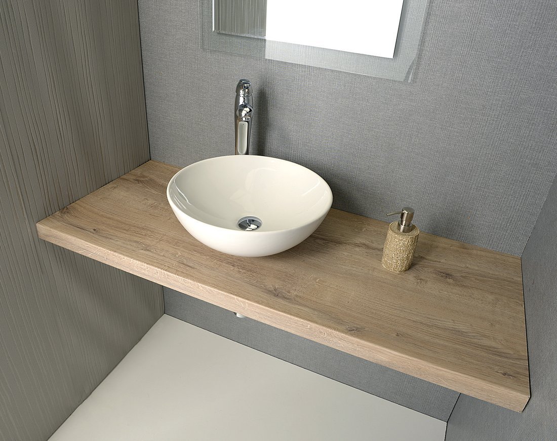 Sapho Avice badkamerblad 160x49.5 cm eik AV164