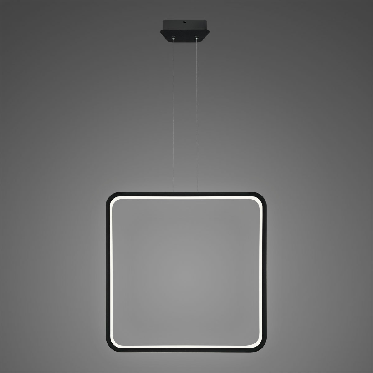Altavola Design Ledowe Kwadraty hanglamp 1x38 W messing LA079/X_80_in_4k_black