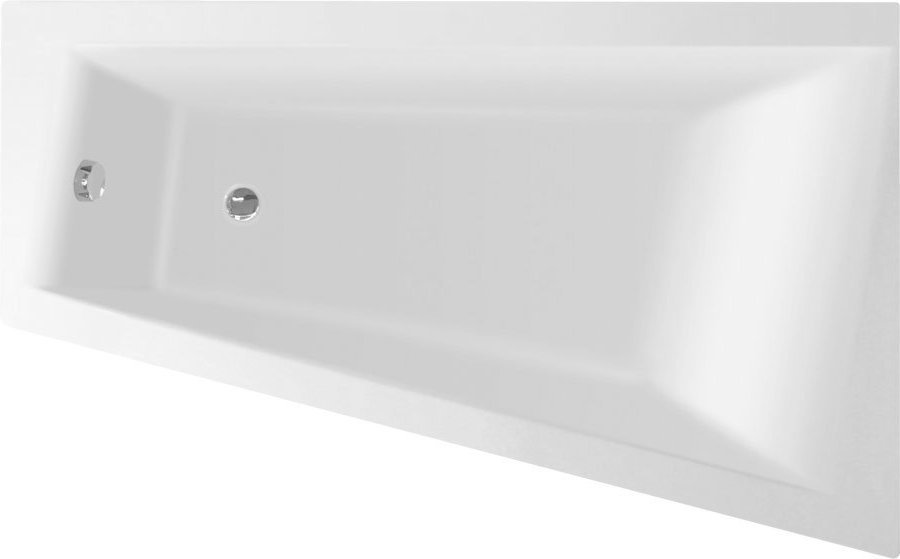 Aqualine Metuje hoekbad 160x100 cm rechtszijdig wit G2611