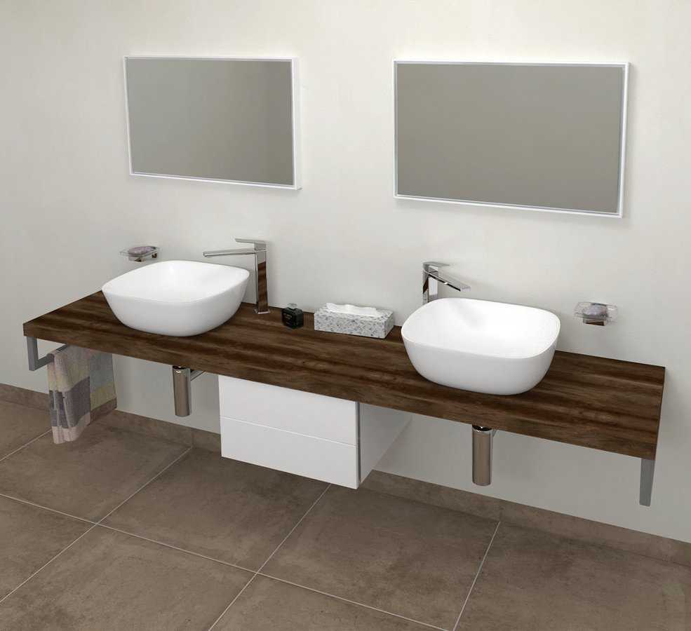 Sapho Avice badkamerblad 220x49.5 cm eik AV2211