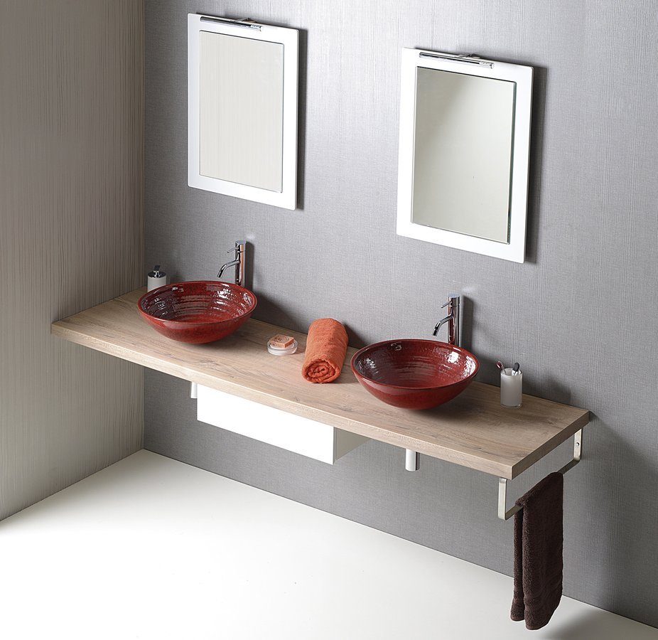 Sapho Avice badkamerblad 220x49.5 cm eik AV224