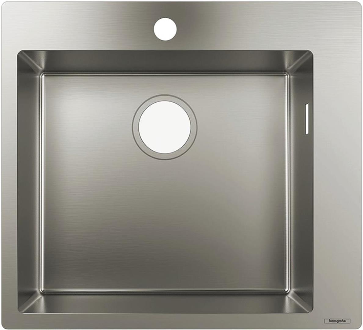 Hansgrohe S 71 stalen spoelbak 55x50 cm 43301800