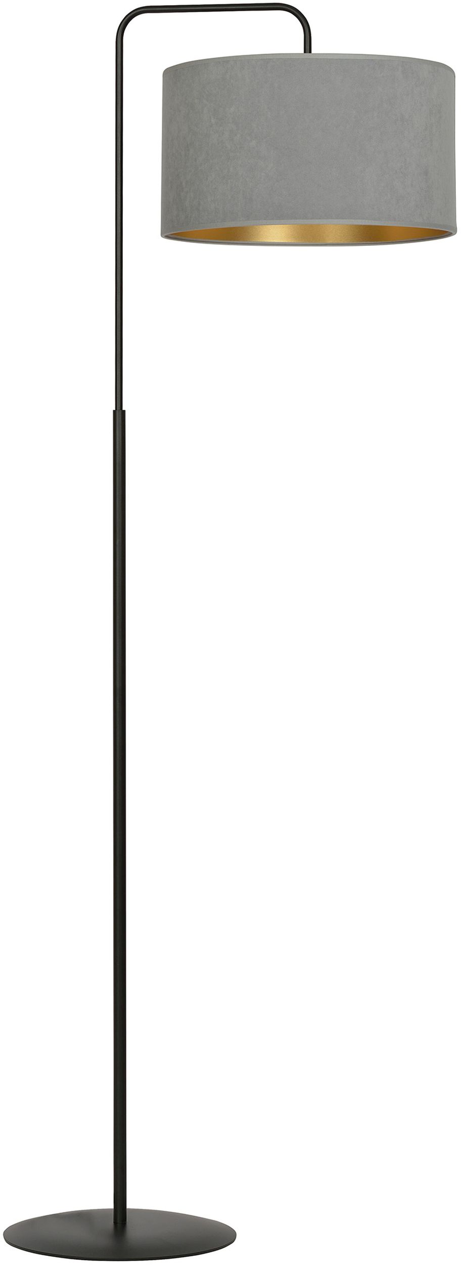 Emibig Hilde staanlamp 1x15 W zwart-gouden-grijs 1050/LP1