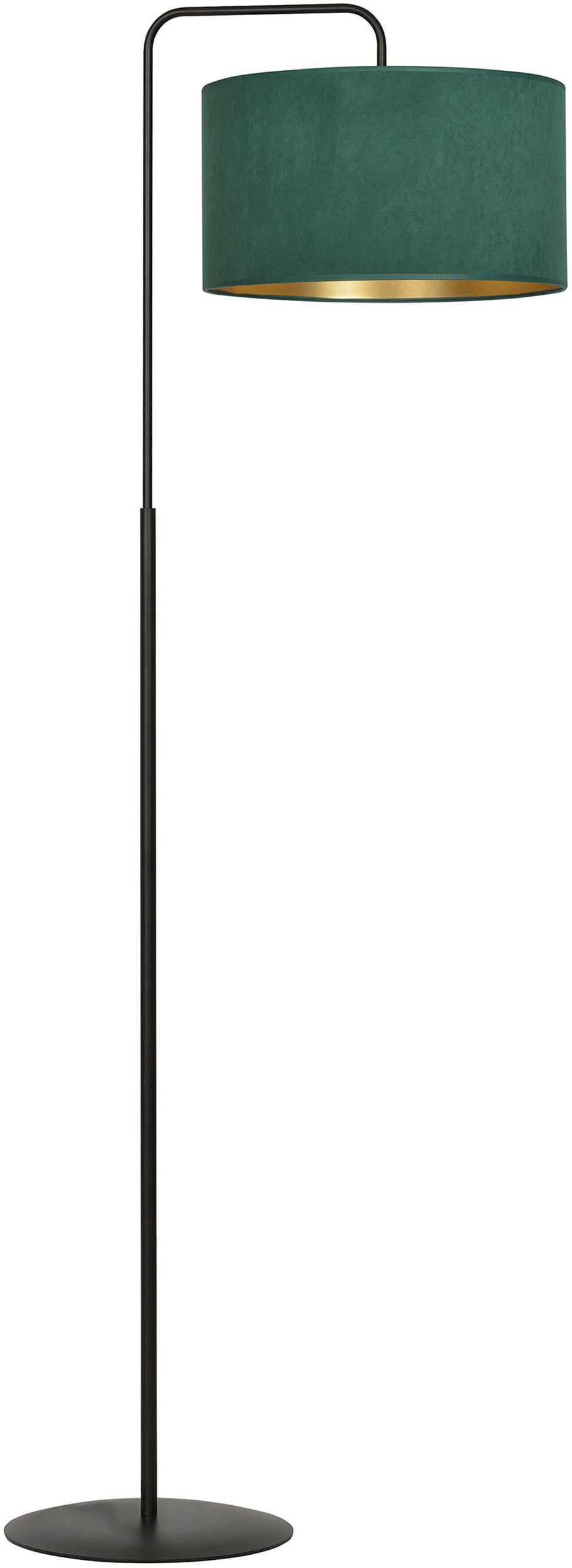 Emibig Hilde staanlamp 1x15 W zwart-groen-gouden 1051/LP1