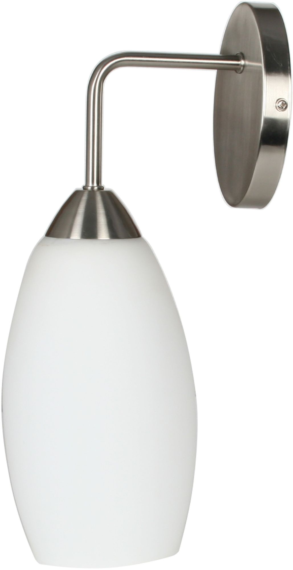 Candellux Modus wandlamp 1x60 W wit-nikkel 21-10547