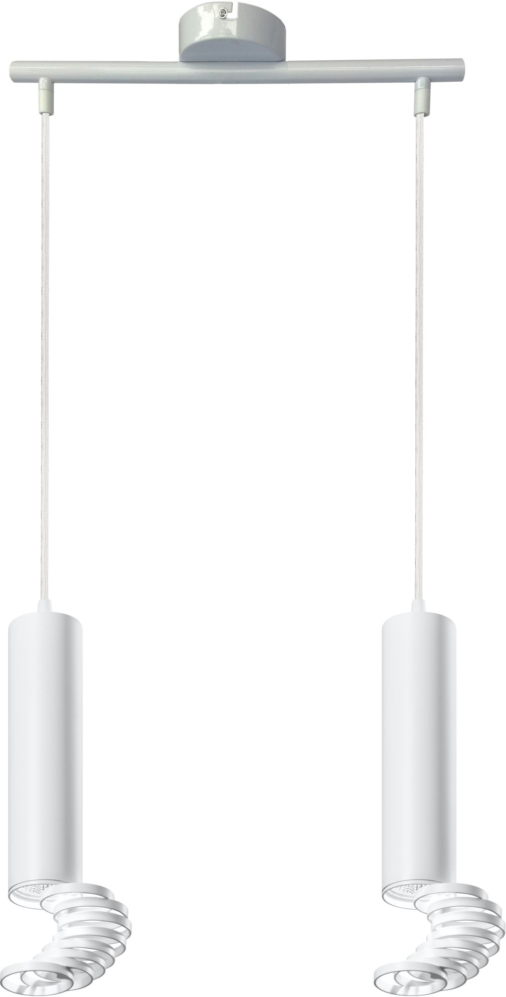 Candellux Tuba hanglamp 2x50 W wit 32-78636