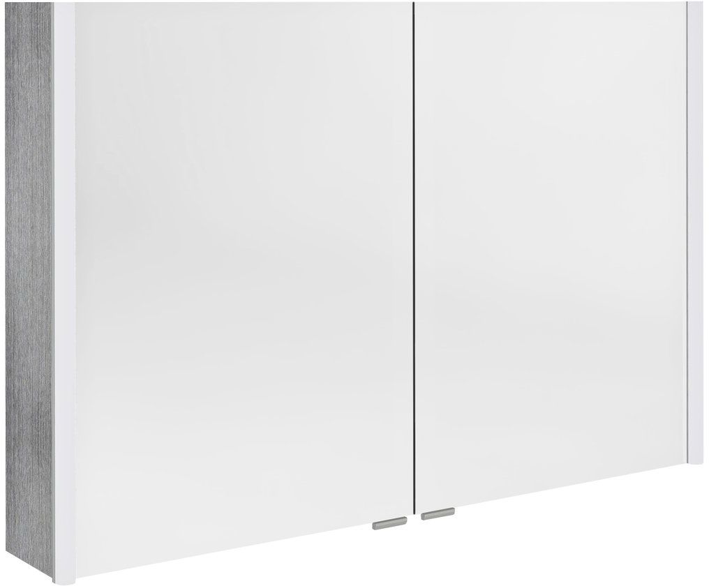 Sapho Alix kast 106x17.5x70 cm met spiegel grijs AX106-0011