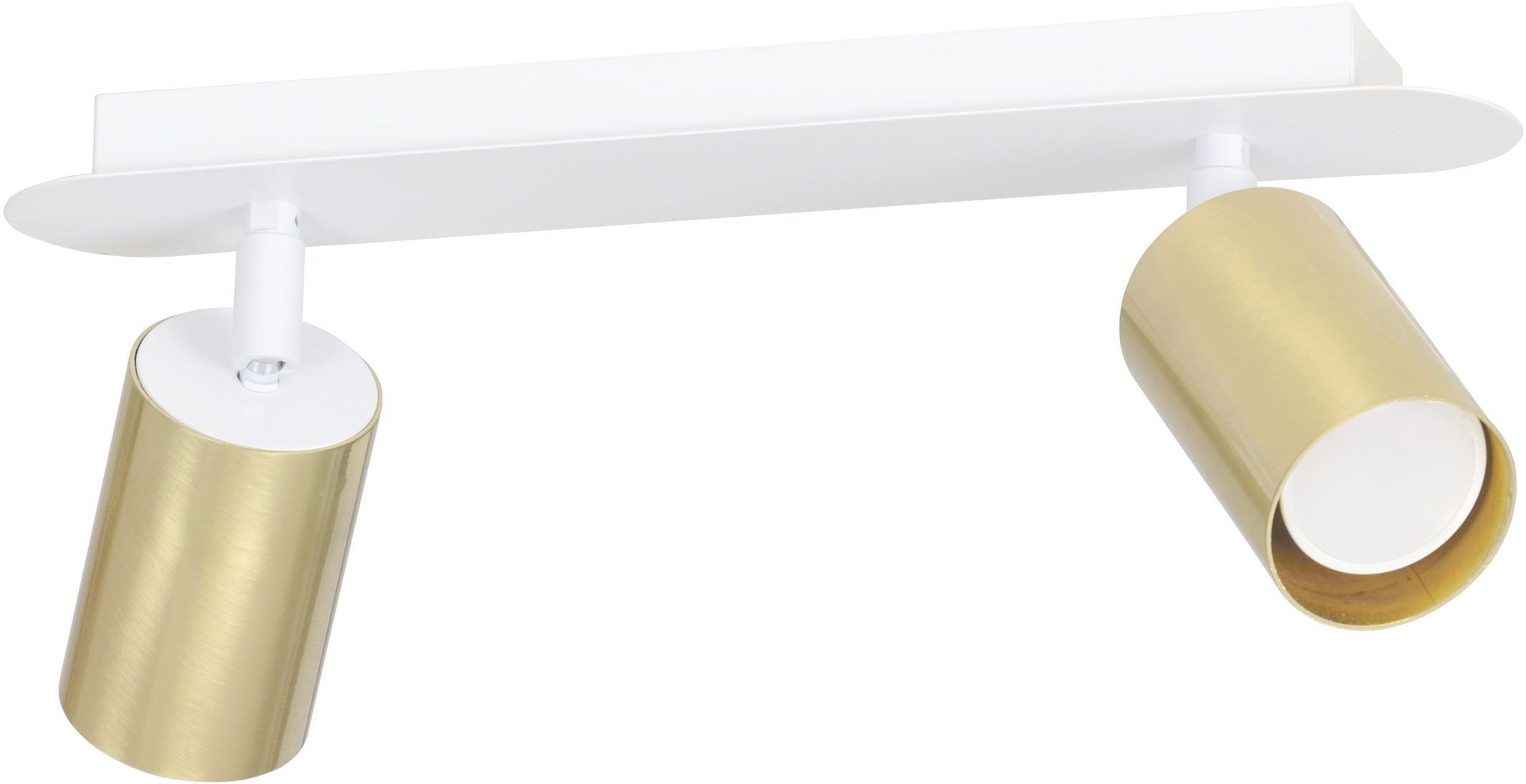 Emibig Zen plafondlamp 2x8 W wit-gouden 623/2