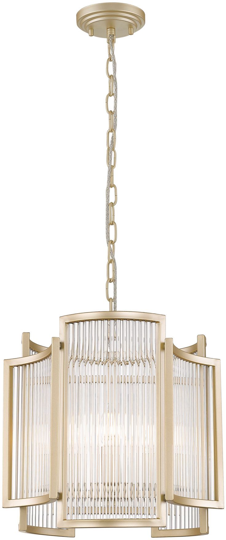 Zuma Line Sergio hanglamp 3x60 W doorzichtig-gouden P0528-03A-V6AC