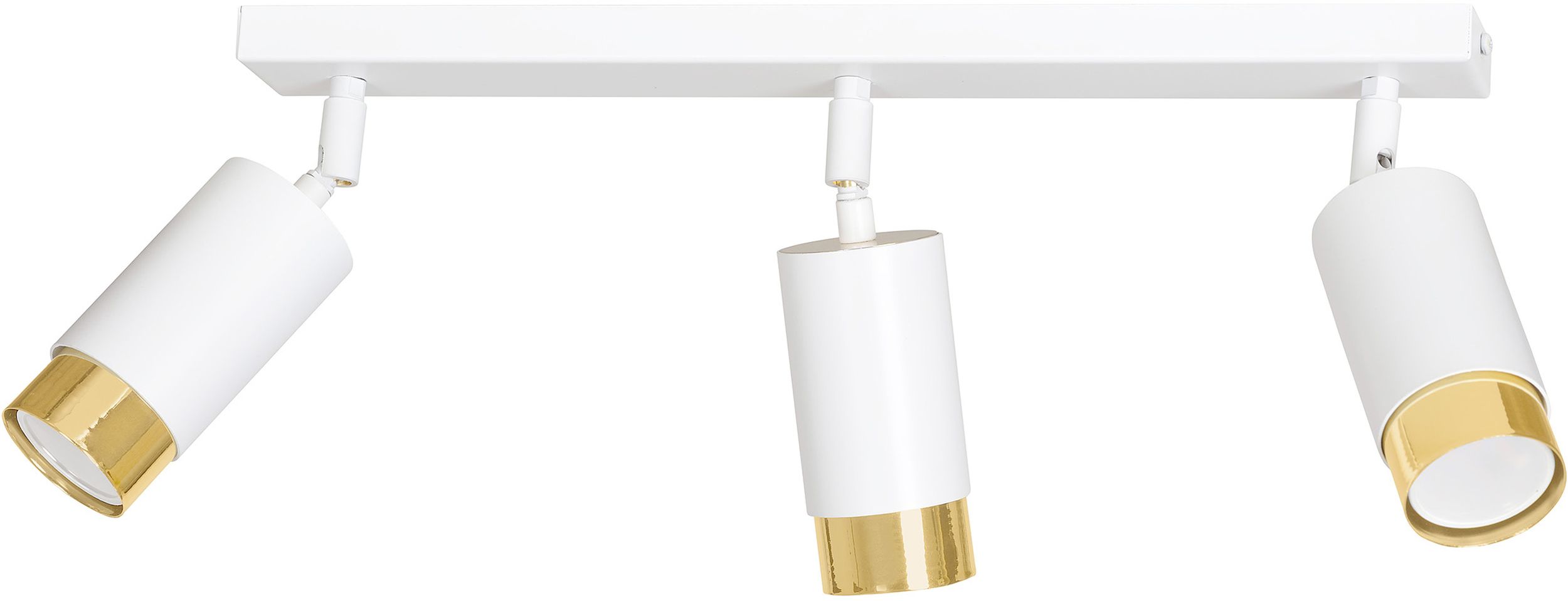 Emibig Hiro plafondlamp 3x8 W wit-gouden 963/3