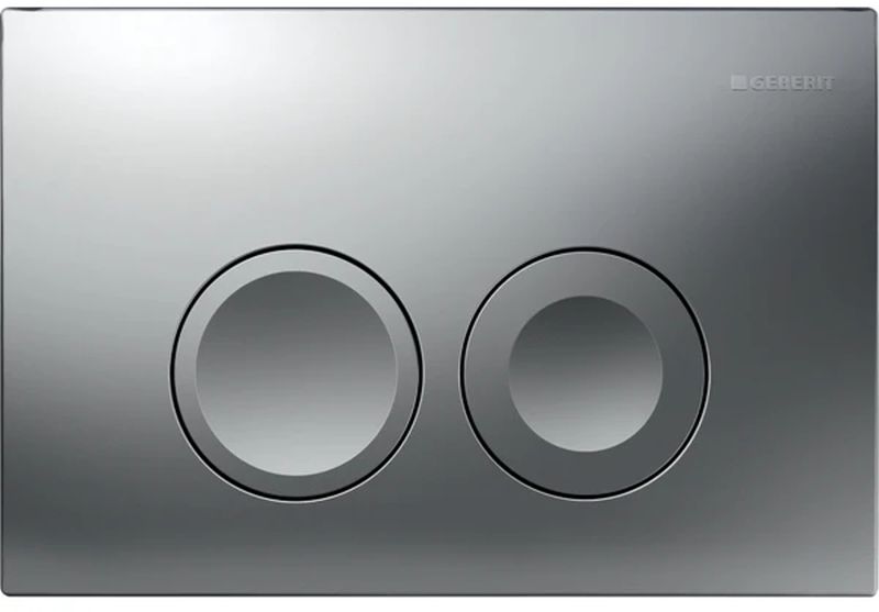 Geberit Delta25 spoelknop voor het toilet mat chroom 115.125.46.5