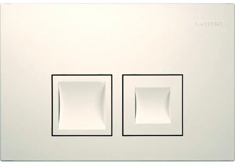 Geberit Delta25 spoelknop voor het toilet wit 115.135.11.5