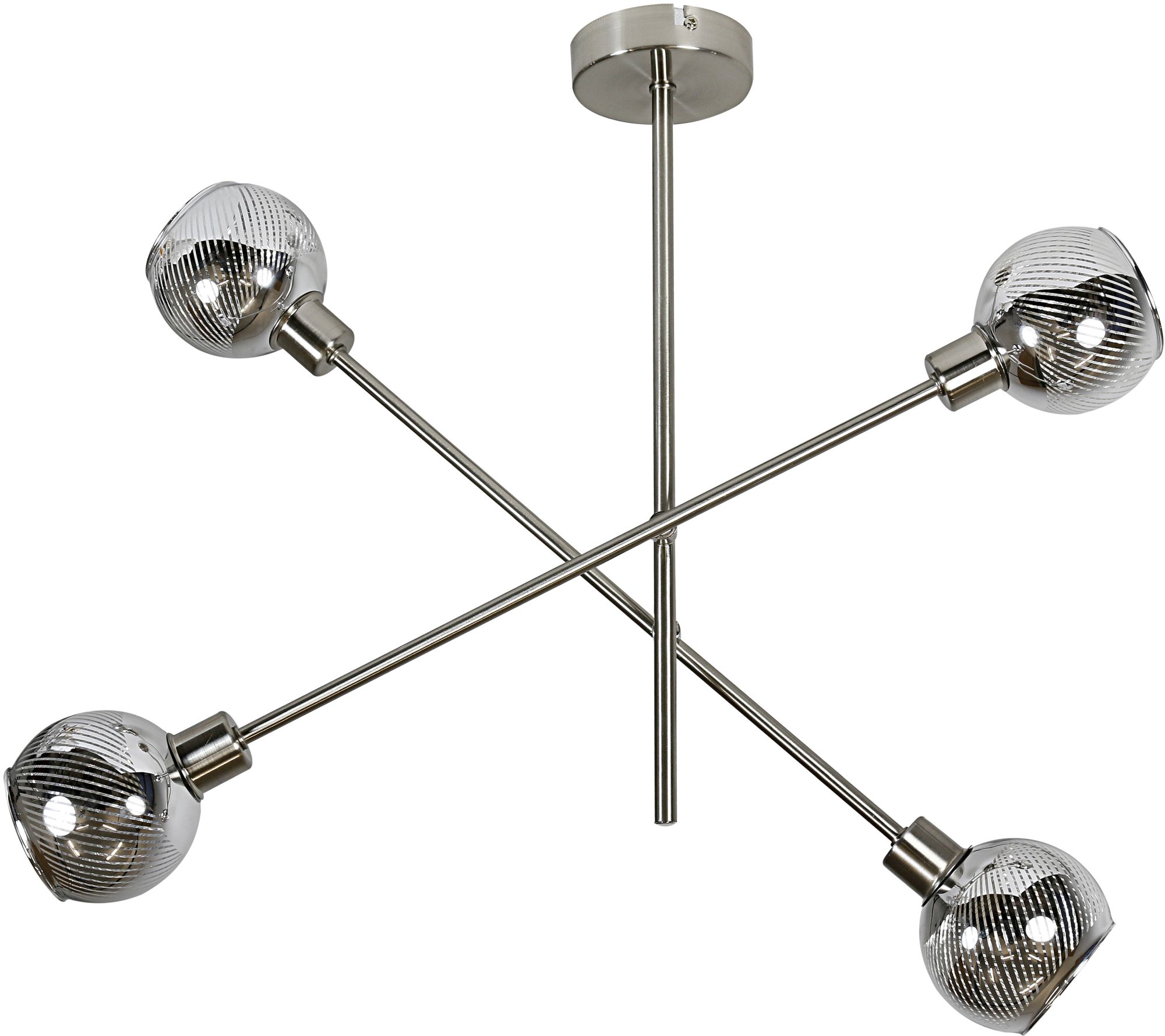 Candellux Migo plafondlamp 4x10 W chroom 34-72436