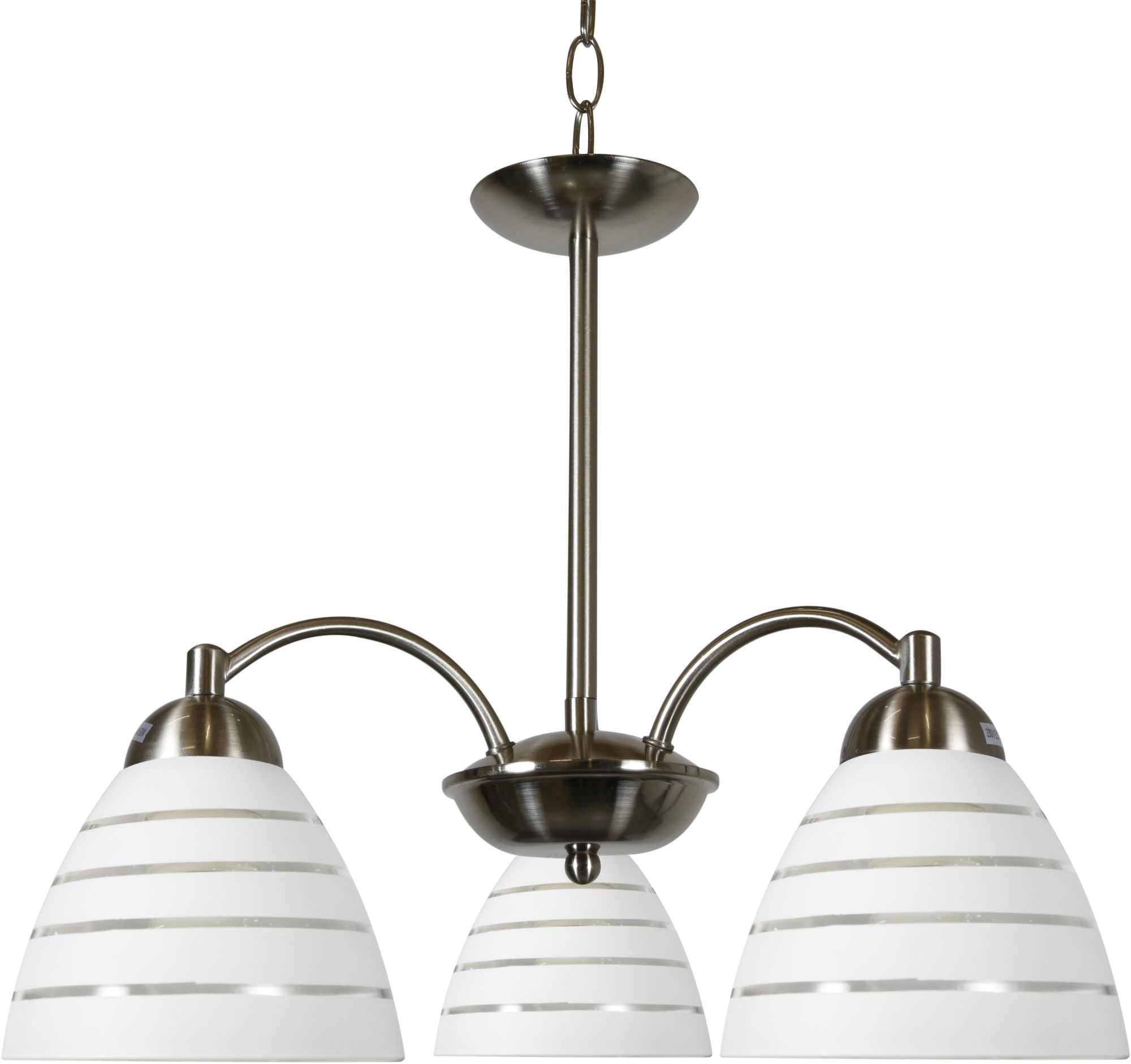 Candellux Uli hanglamp 3x60 W wit-satijn 33-66152
