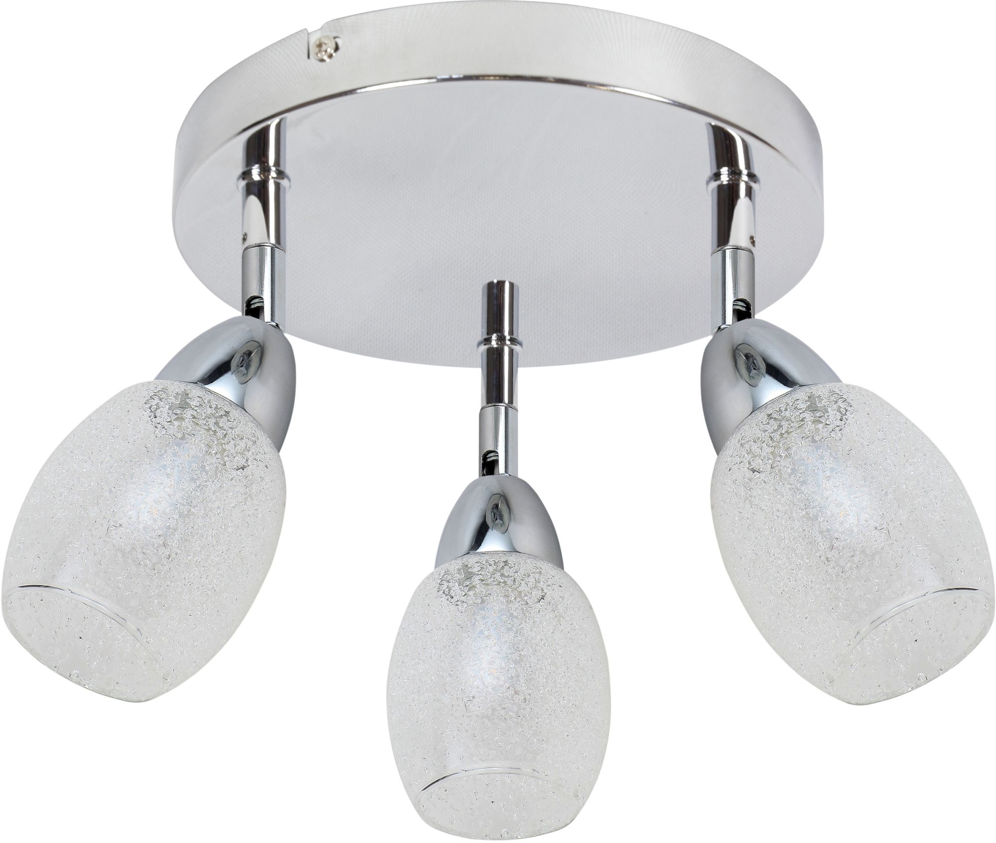 Candellux Rico plafondlamp 3x6 W chroom-doorzichtig 98-67692