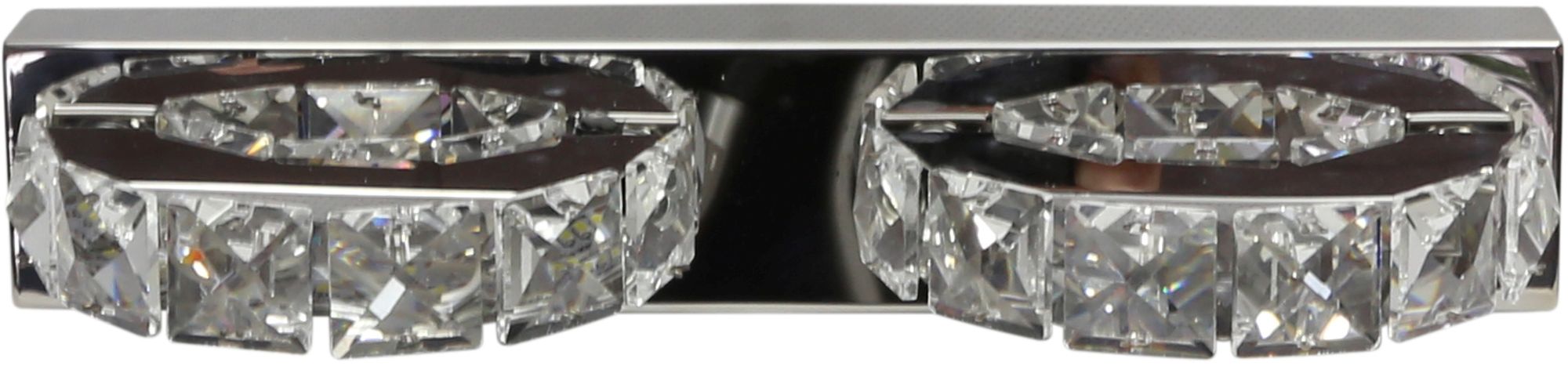 Candellux Shipi wandlamp 2x3 W chroom-kristal 22-45300