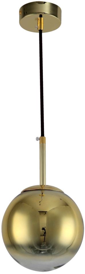 Light Prestige Palla hanglamp 1x40 W doorzichtig-gouden LP-2844/1PSGD