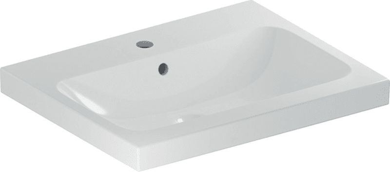 Geberit iCon wastafel 60x48 cm rechthoekig meubel wit glans 501.834.00.1