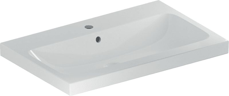 Geberit iCon wastafel 75x48 cm rechthoekig opbouw wit glans 501.848.00.1