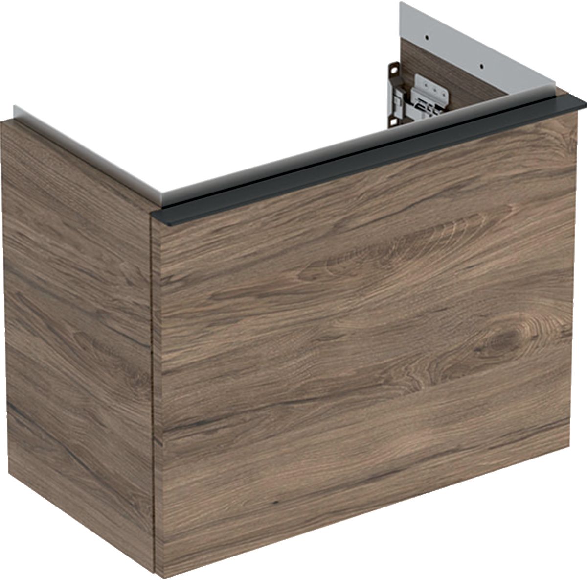 Geberit iCon kast 52x30.7x41.5 cm hangend onder de wastafel noot-lava 502.302.JR.1