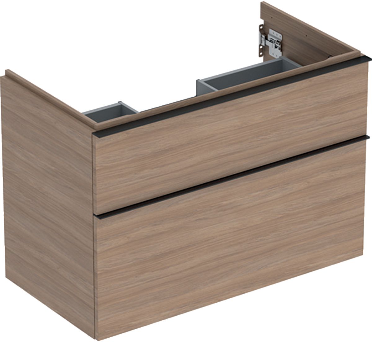 Geberit iCon kast 88.8x47.6x61.5 cm hangend onder de wastafel eik-lava 502.305.JH.1